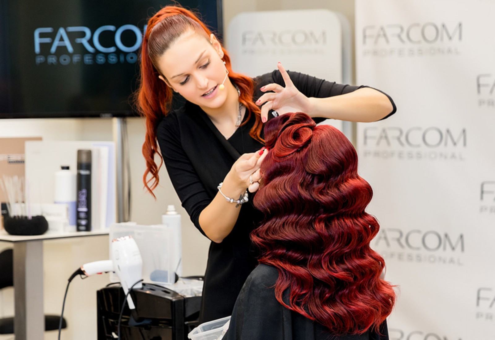 Farcom Professional – Educational Seminar Bridal & Evening Hairstyles & Workshop