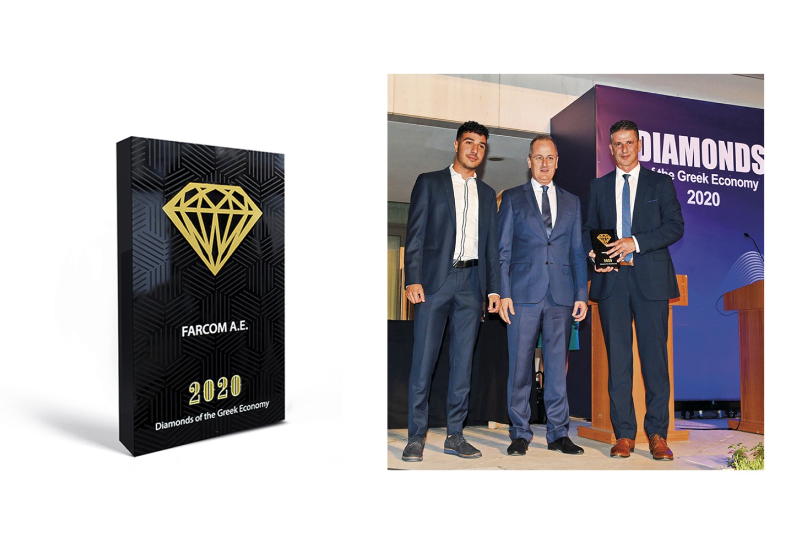 Farcom Another “Diamonds of the Greek Economy 2020” business distinction award