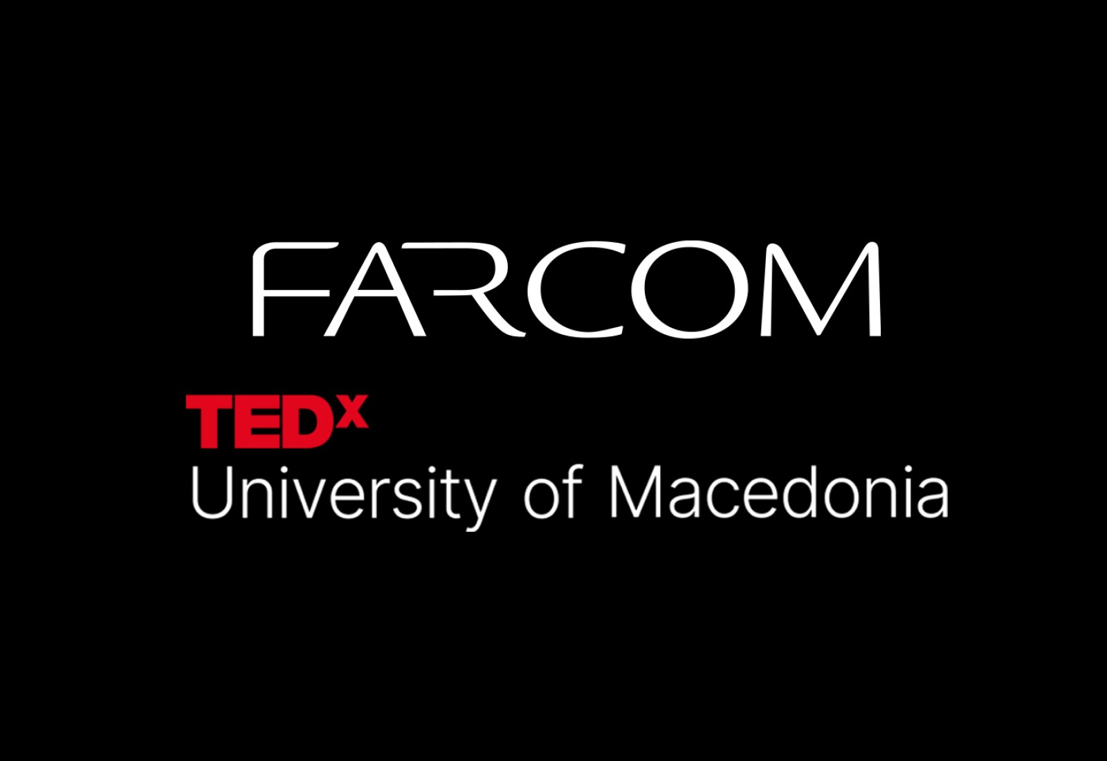 Η FARCOM Premium Χορηγός στο 10ο TEDx University of Macedonia