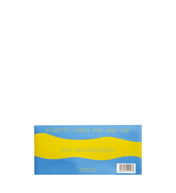 PLASTIC CAPES FOR ONE USE 40PCS PRC