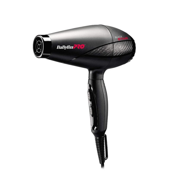 BABYLISS PRO BAB6250IE  STAR IONIC HAIRDRYER 2200W  BLACK