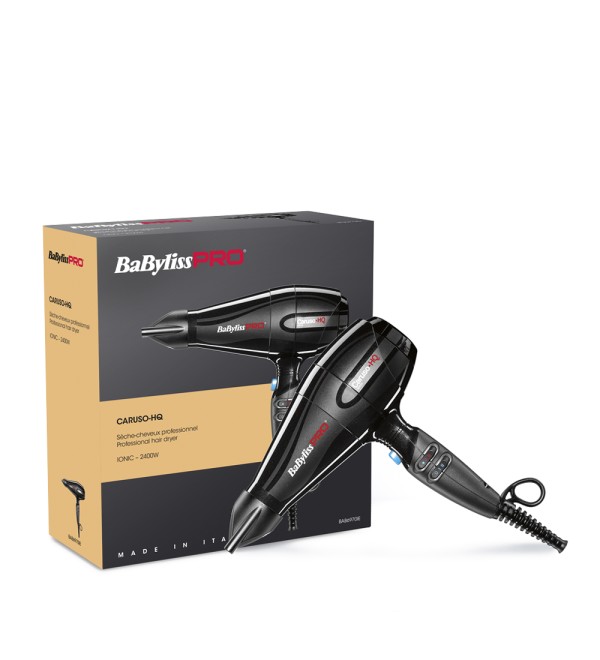 BABYLISS PRO BAB6970IE CARUSO IONIC HAIRDRYER  2400W BLACK