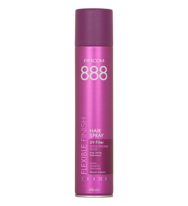 888 SPRAY LAC EXTRA STRONG HOLD  400ML