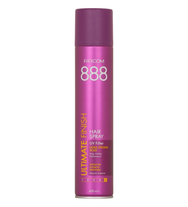 888 SPRAY LAC ULTRA STRONG HOLD 400ML