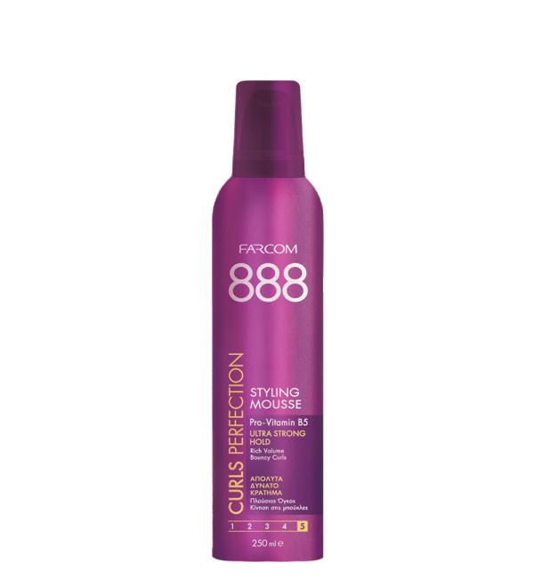 888 STYLING MOUSSE ΜΑΛΛΙΩΝ 250 ΜL
