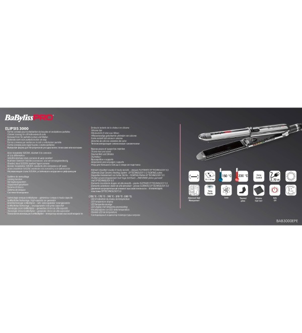 BABYLISS PRO BAB3000EPE ELIPSIS 3000 STRAIGHTENER