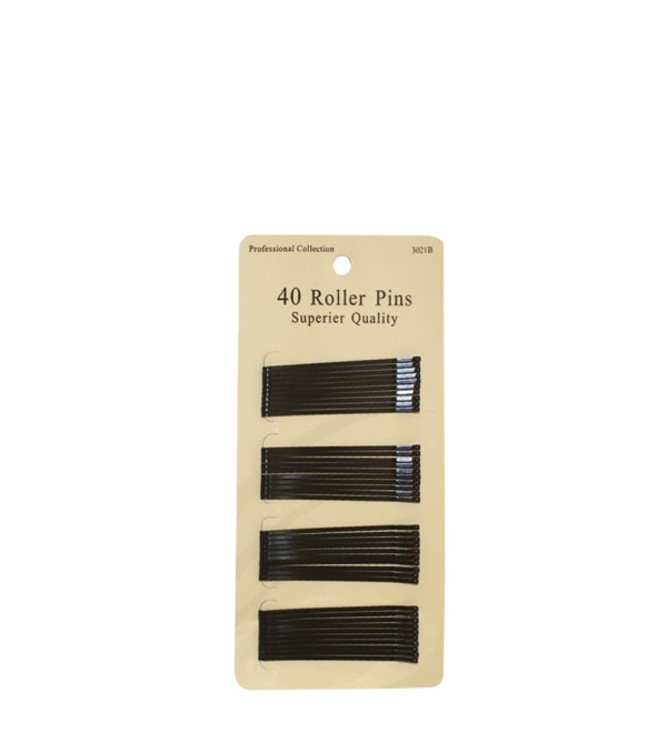 ROLLER PINS BLACK CARD 40pcs  PRC