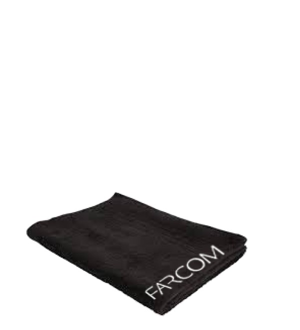 TOWEL FARCOM 50Χ90 - BLACK