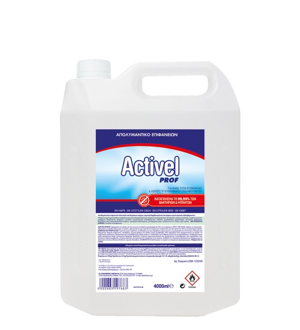 ACTIVEL PROF SURFACE DISINFECTANT 4000ML