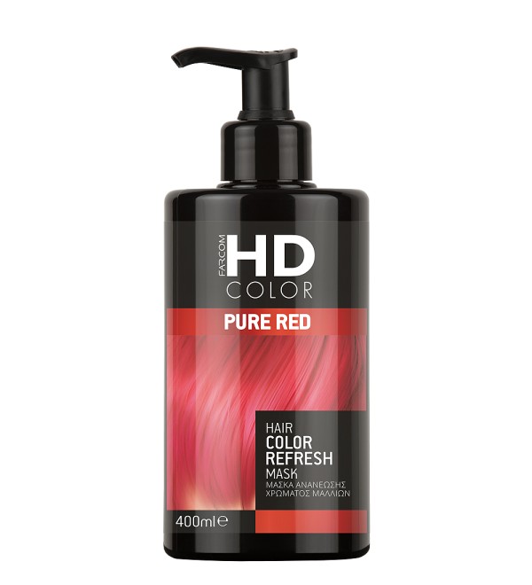 HD HAIR COLOR REFRESH MASK PURE RED 400ML